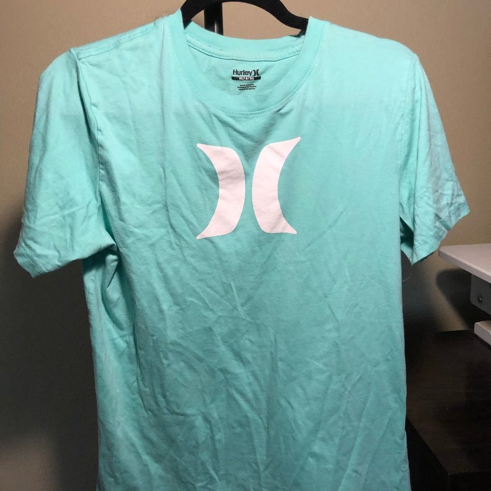Hurley Mint Green T Shirt